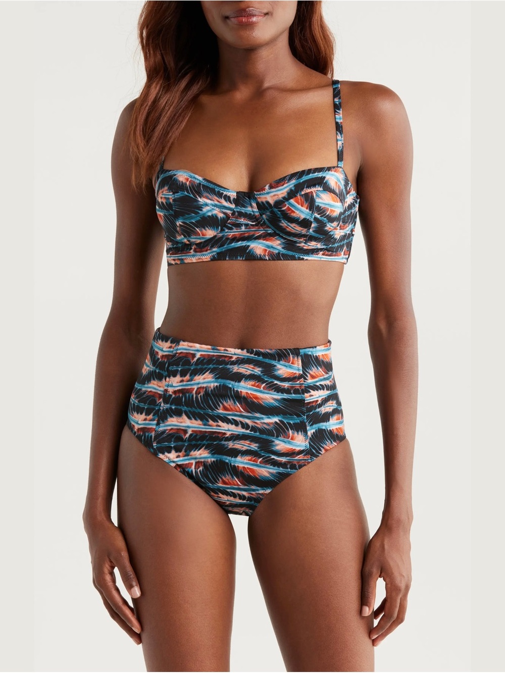 Ulla Johnson Zahara High-Waisted Bikini Bottom (Lazuli)